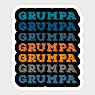 Vintage Grumpa Sticker